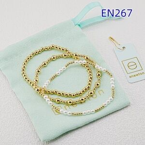 🫧 enewton Inspired 3-Strand Dewdrop Pearl Duo